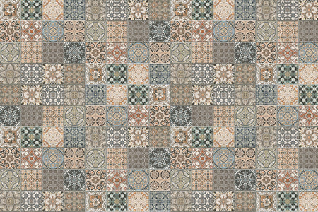 Badrückwand Patchwork