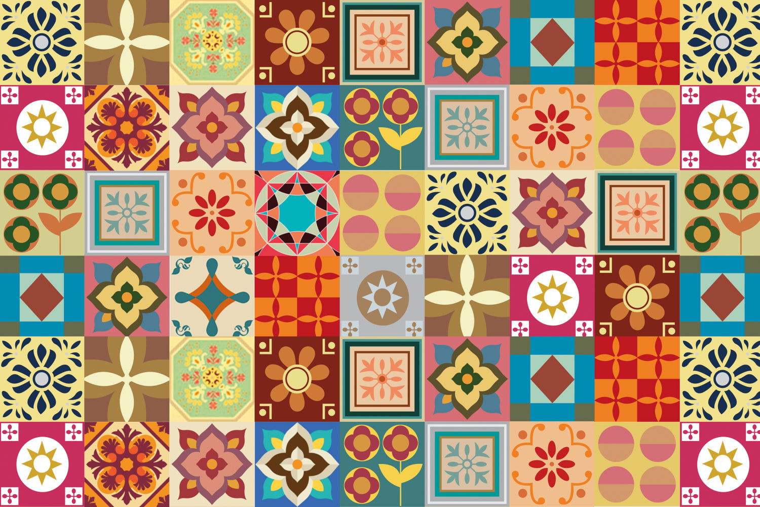 Badrückwand Patchwork