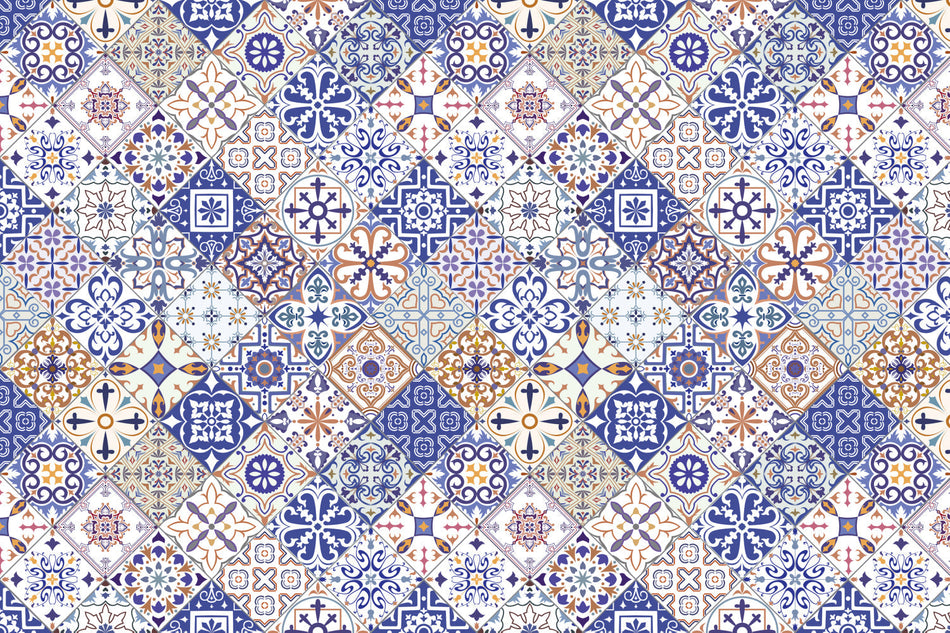 Badrückwand Patchwork