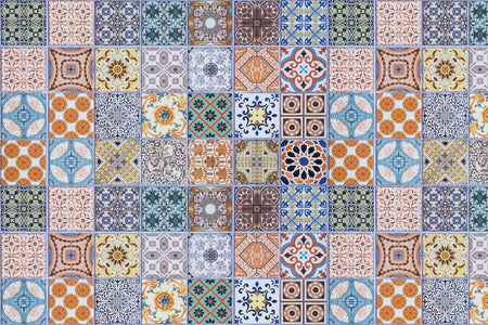 Waschbeckenrückwand Patchwork