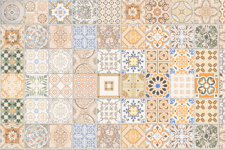 Badrückwand Patchwork