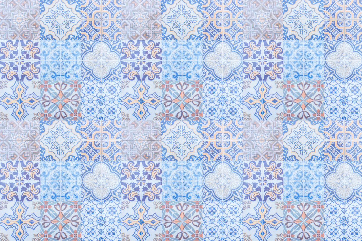 Badrückwand Patchwork