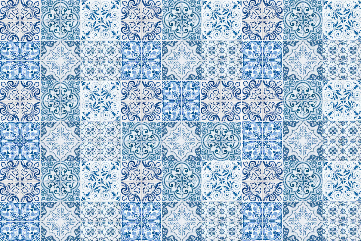 Badrückwand Patchwork