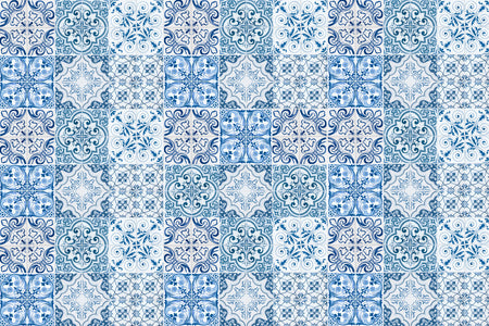 Badrückwand Patchwork