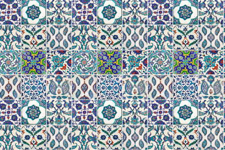 Waschbeckenrückwand Patchwork