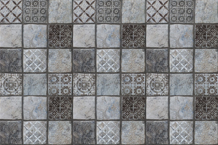 Waschbeckenrückwand Patchwork