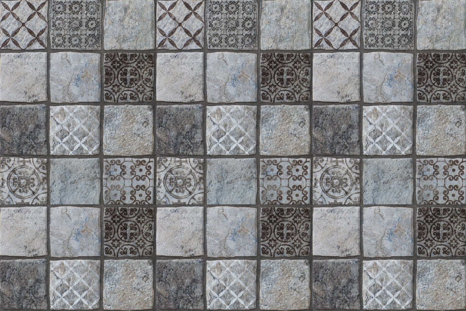 Badrückwand Patchwork