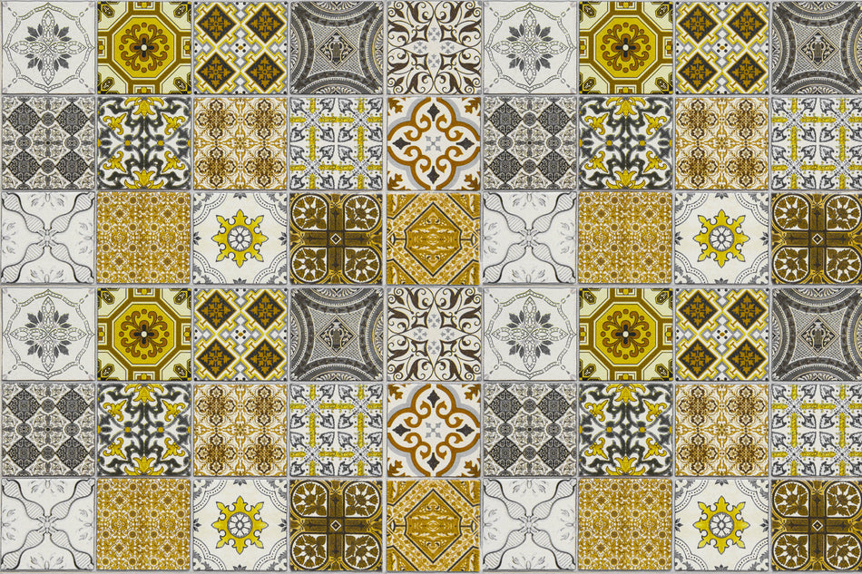 Waschbeckenrückwand Patchwork