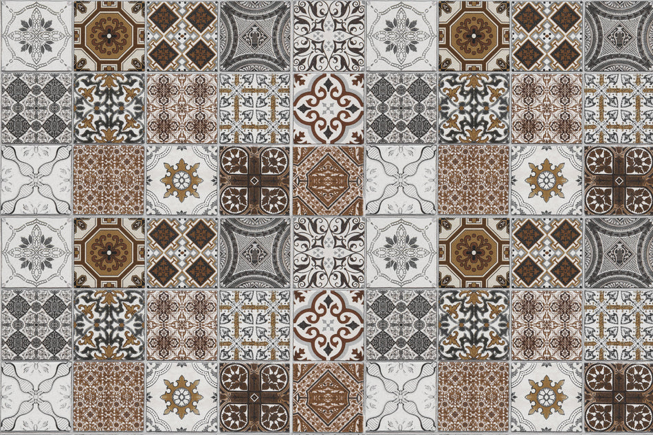 Waschbeckenrückwand Patchwork