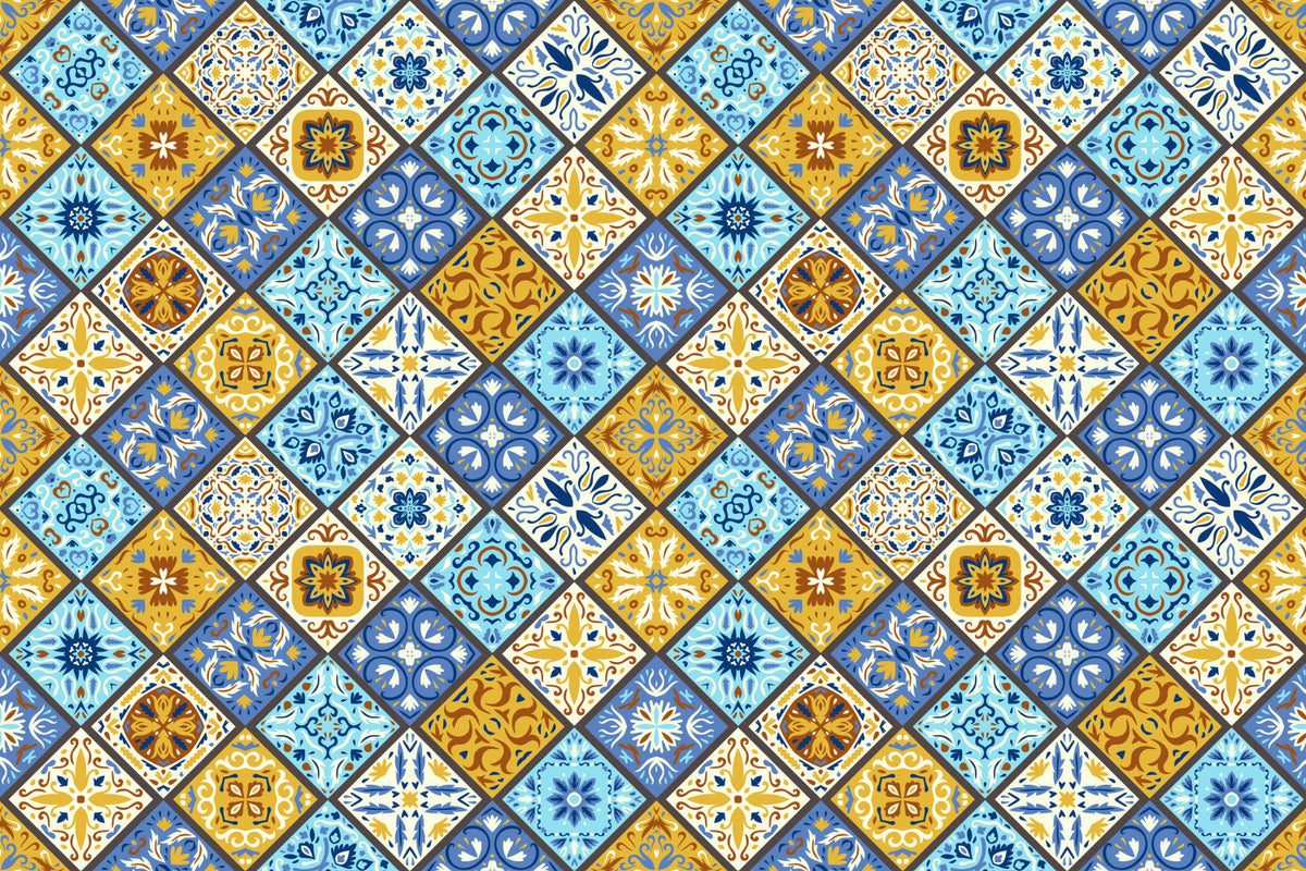 Badrückwand Patchwork