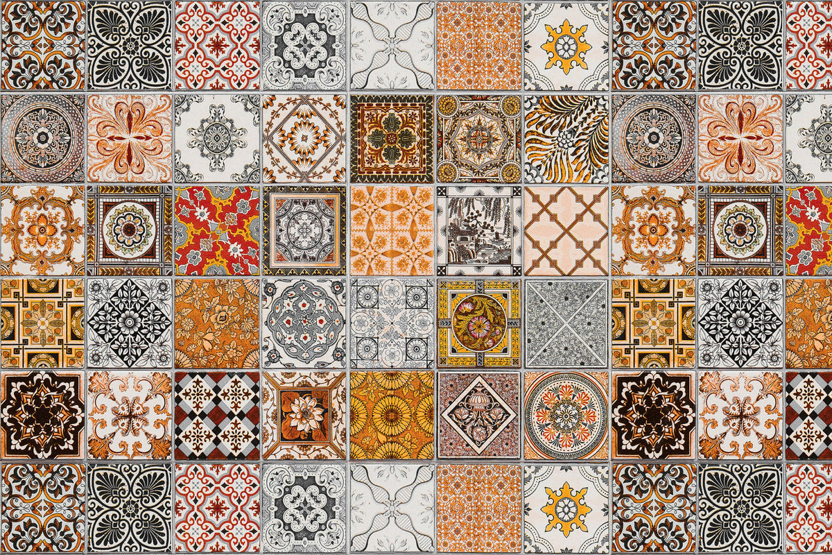 Badrückwand Patchwork