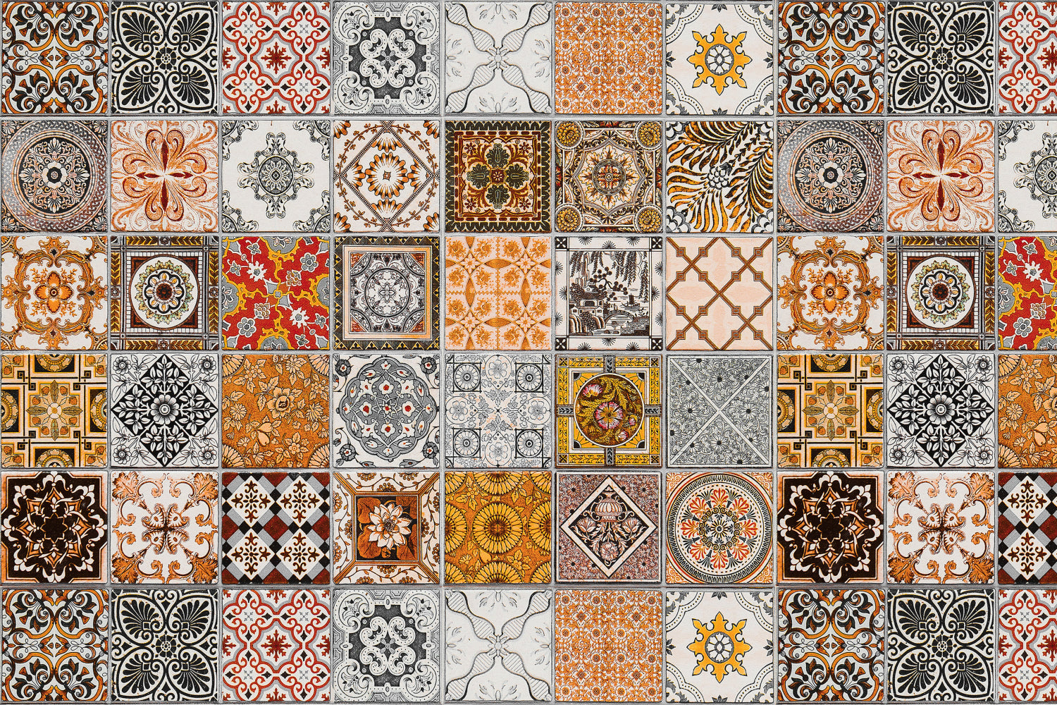 Badrückwand Patchwork