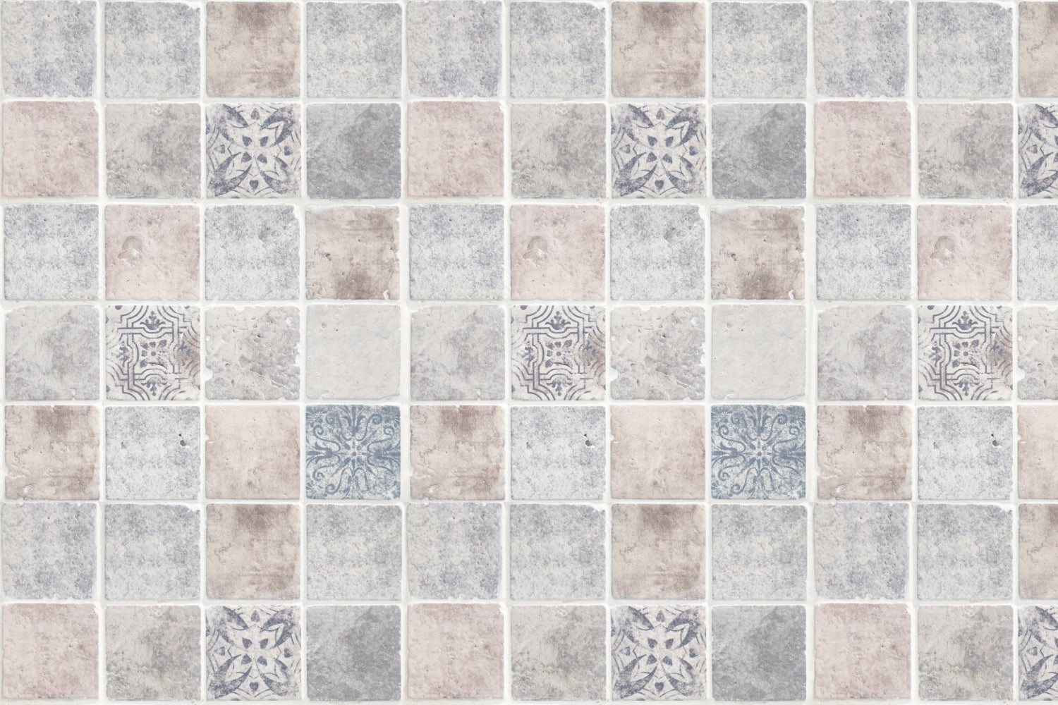Badrückwand Patchwork