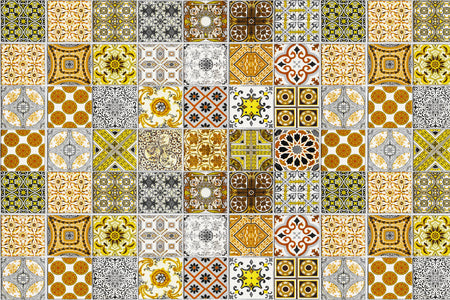 Waschbeckenrückwand Patchwork