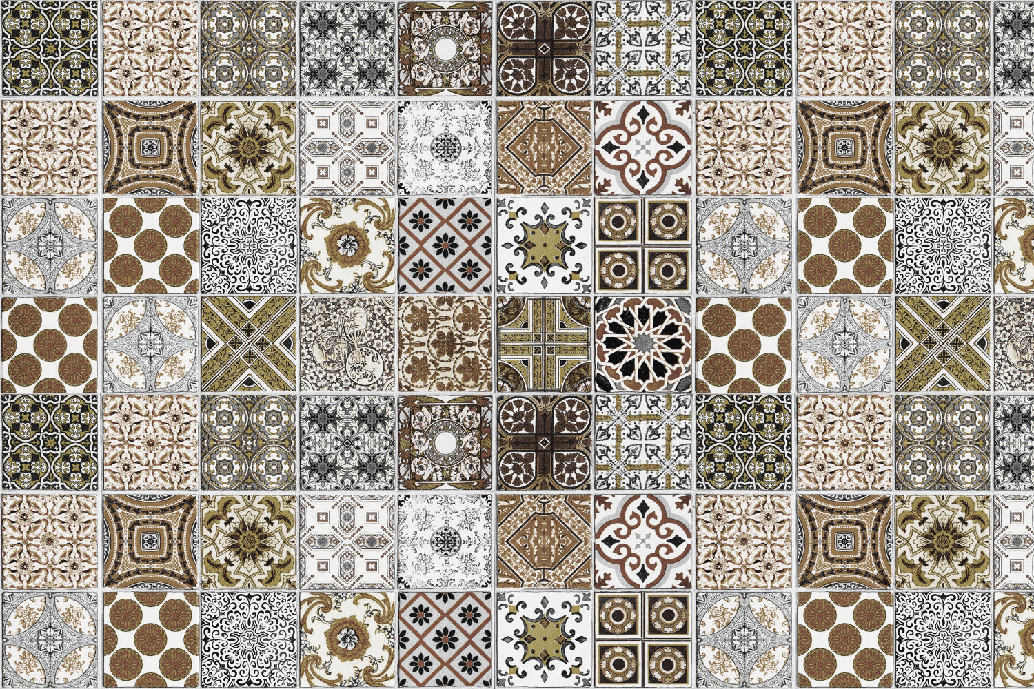 Waschbeckenrückwand Patchwork