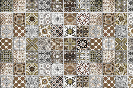 Waschbeckenrückwand Patchwork