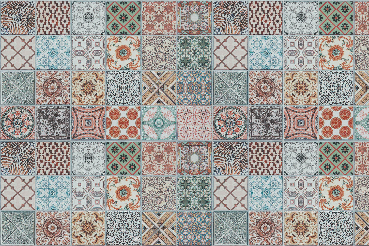 Badrückwand Patchwork
