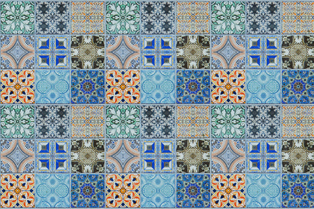 Waschbeckenrückwand Patchwork