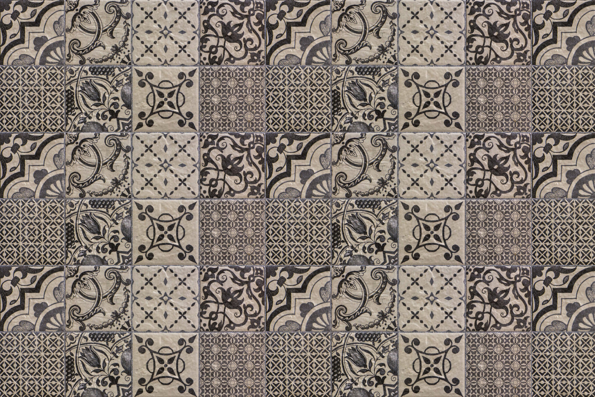 Badrückwand Patchwork