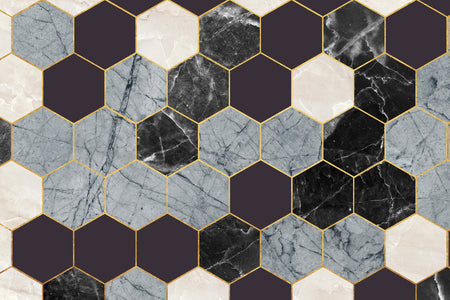 Waschbeckenrückwand Patchwork