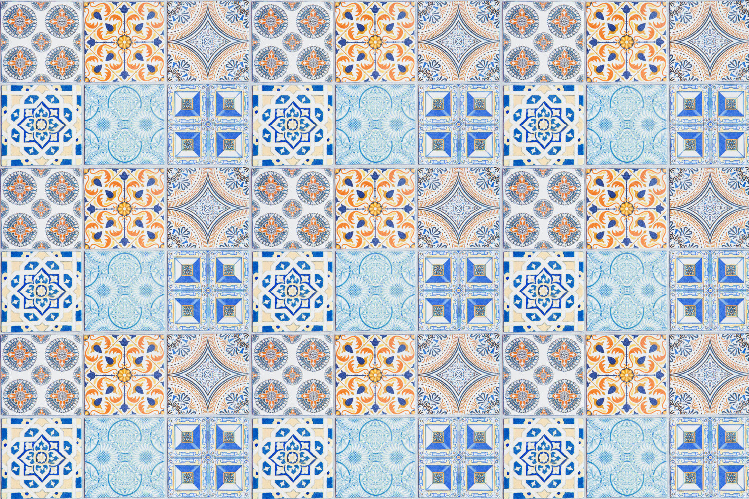 Badrückwand Patchwork