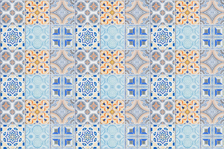 Badrückwand Patchwork