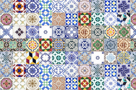 Badrückwand Patchwork