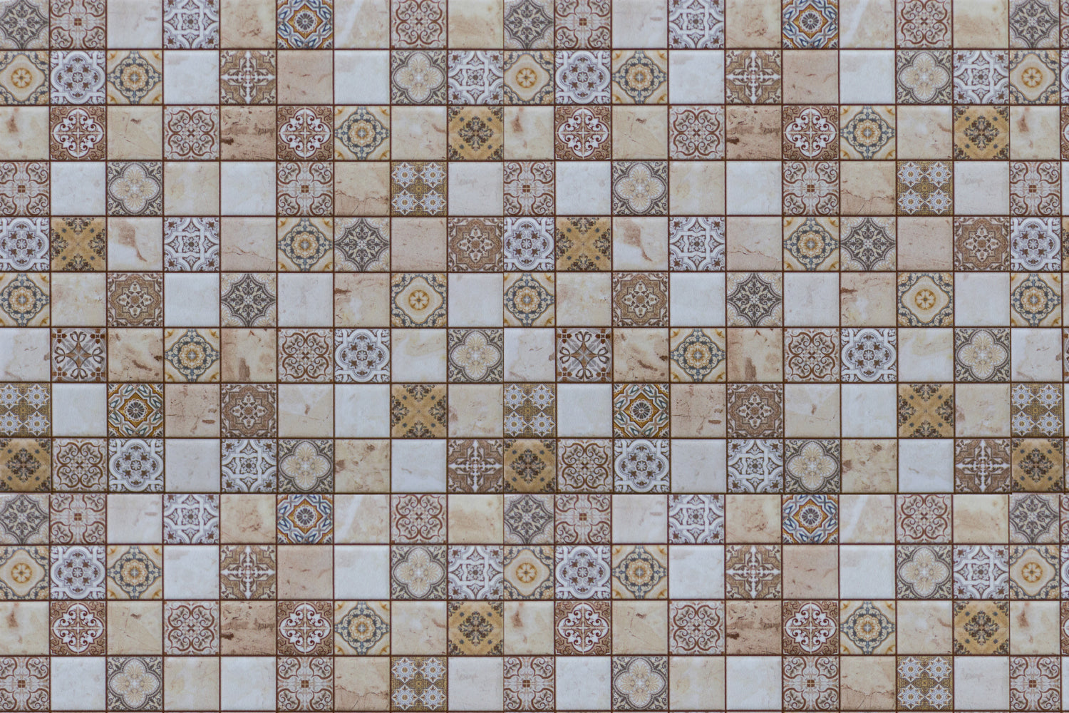 Waschbeckenrückwand Patchwork