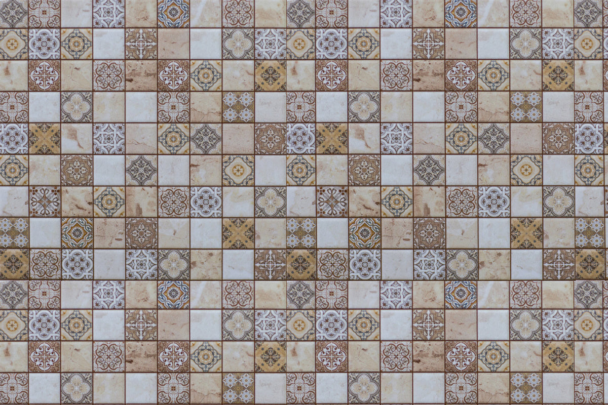 Badrückwand Patchwork