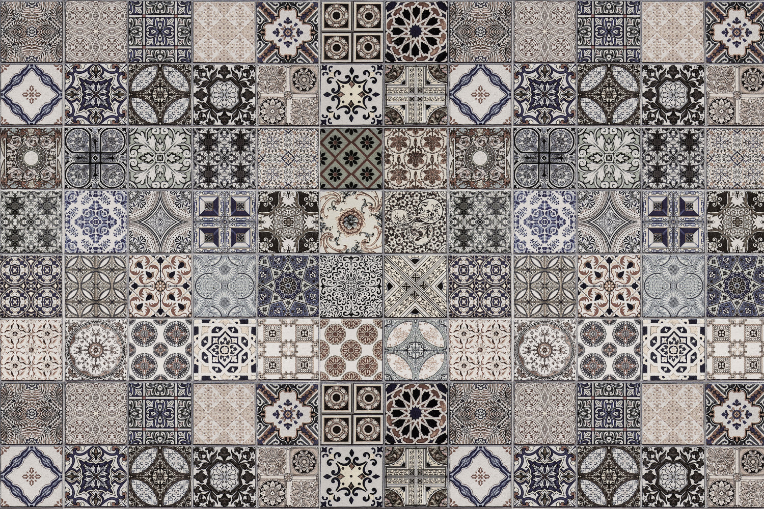 Waschbeckenrückwand Patchwork
