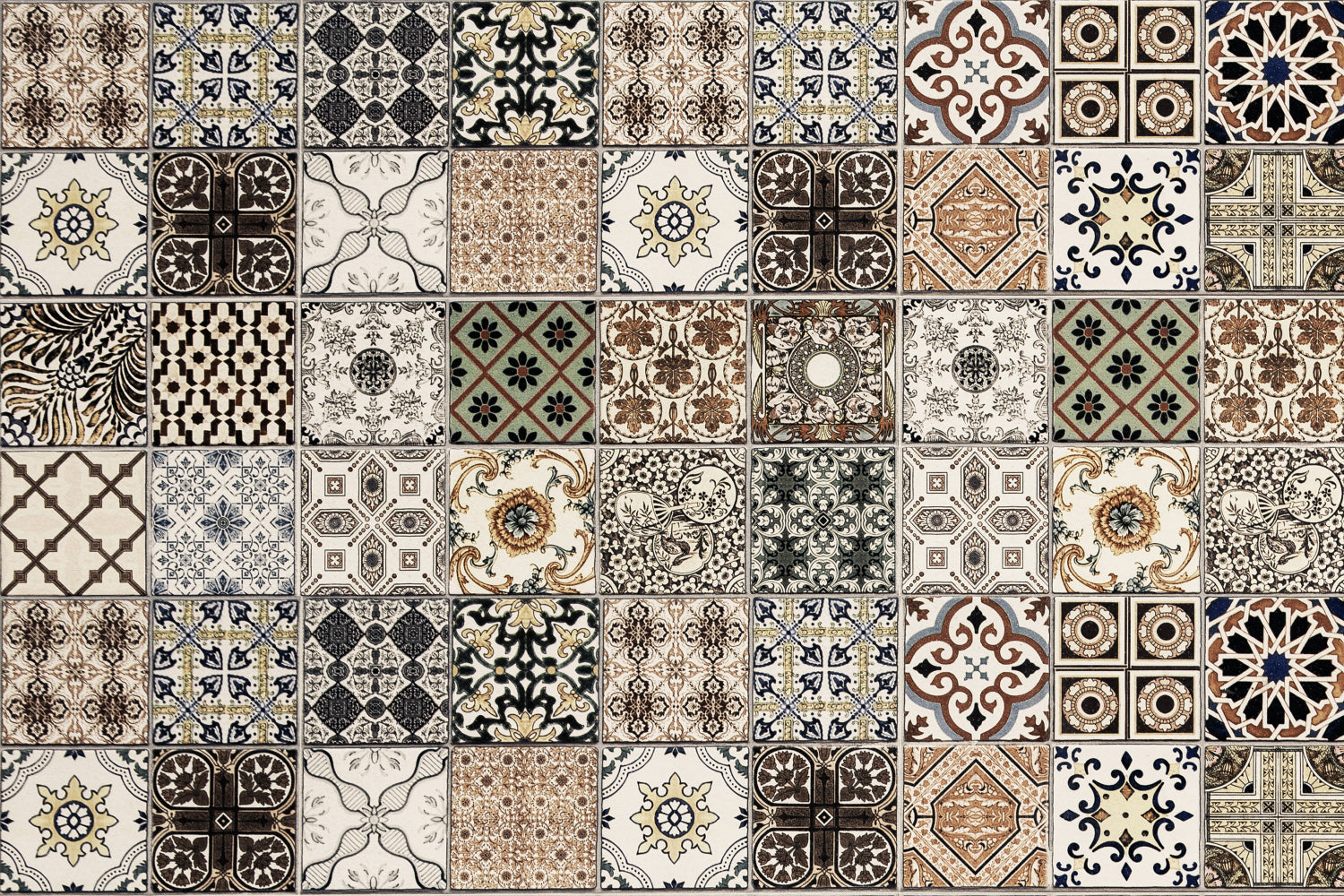 Badrückwand Patchwork