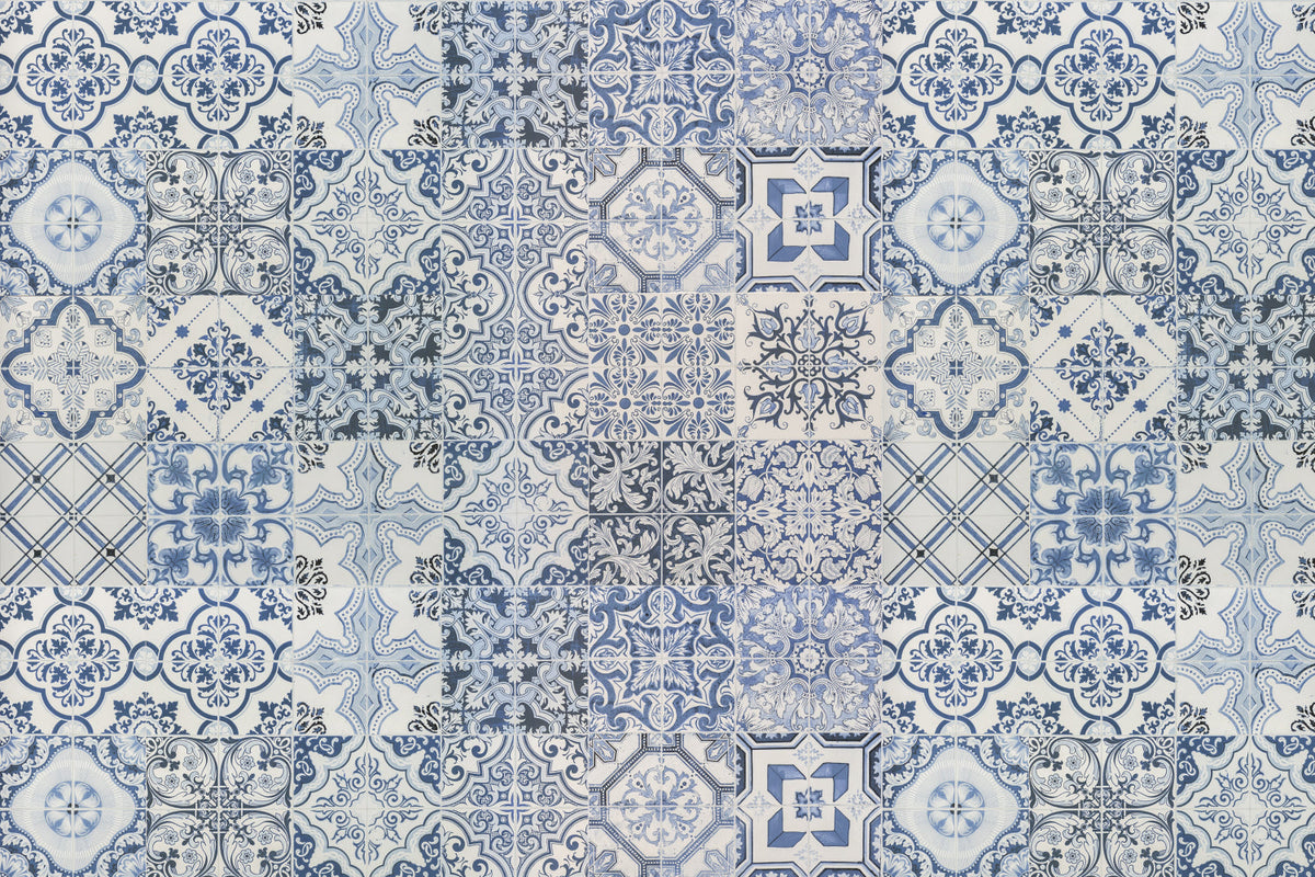 Waschbeckenrückwand Patchwork