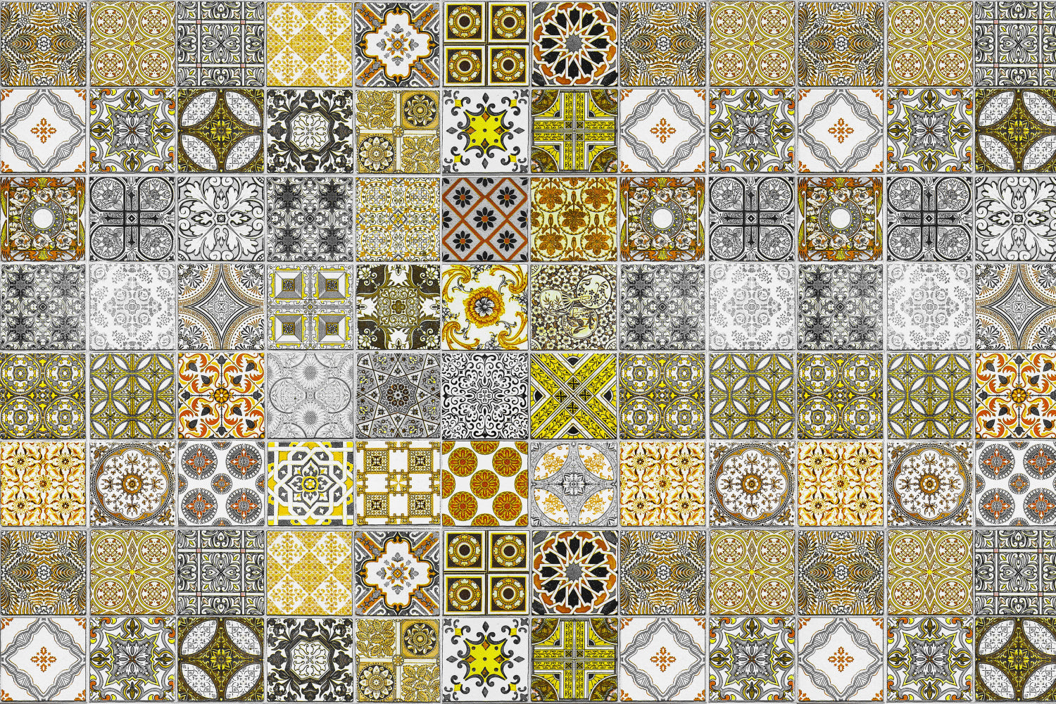 Waschbeckenrückwand Patchwork