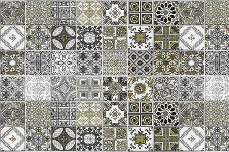 Waschbeckenrückwand Patchwork