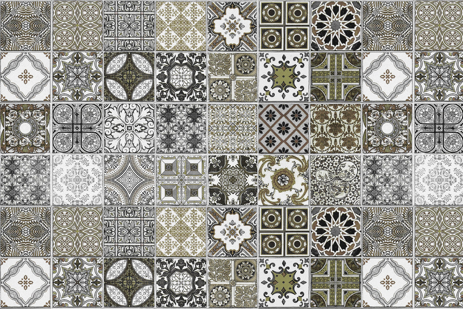 Waschbeckenrückwand Patchwork