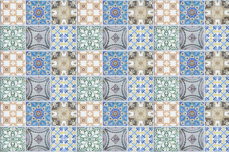 Badrückwand Patchwork