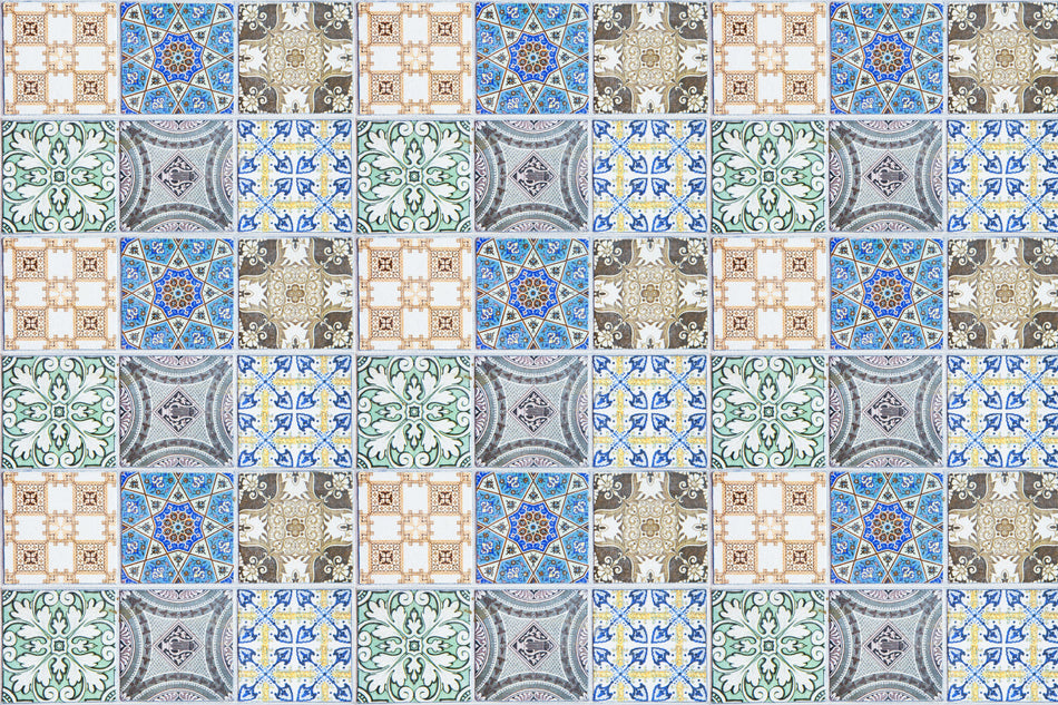 Badrückwand Patchwork