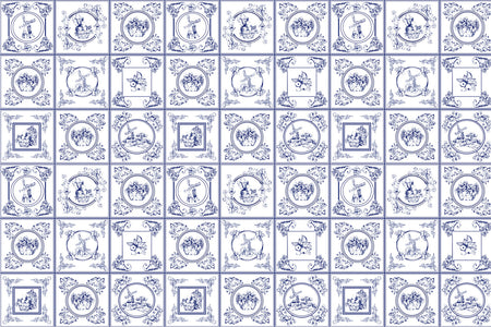 Waschbeckenrückwand Patchwork