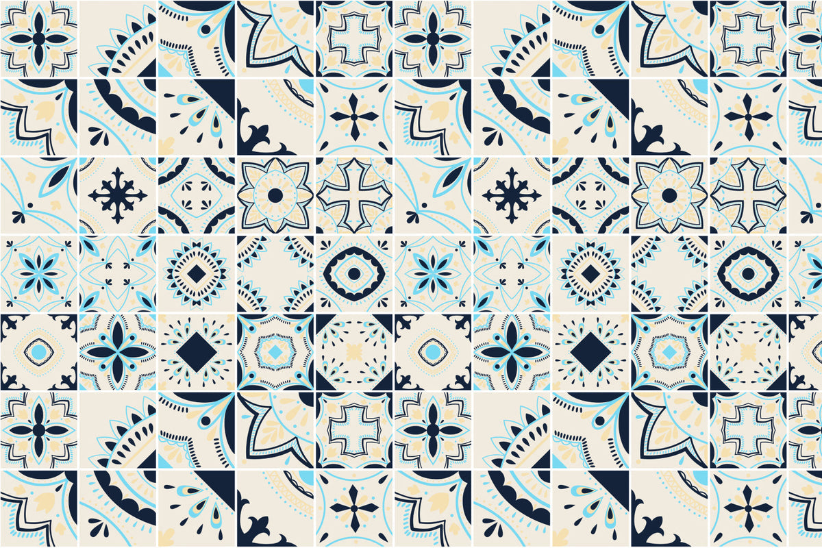 Badrückwand Patchwork