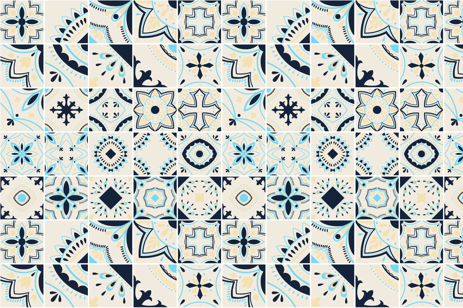 Badrückwand Patchwork