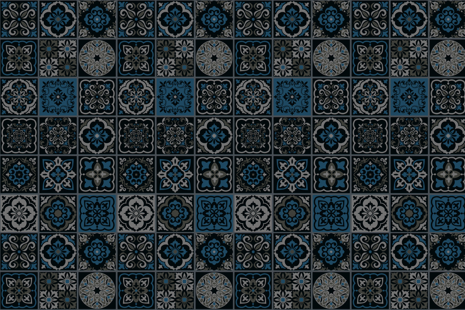 Waschbeckenrückwand Patchwork