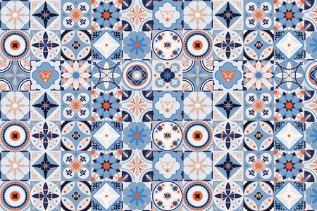 Waschbeckenrückwand Patchwork
