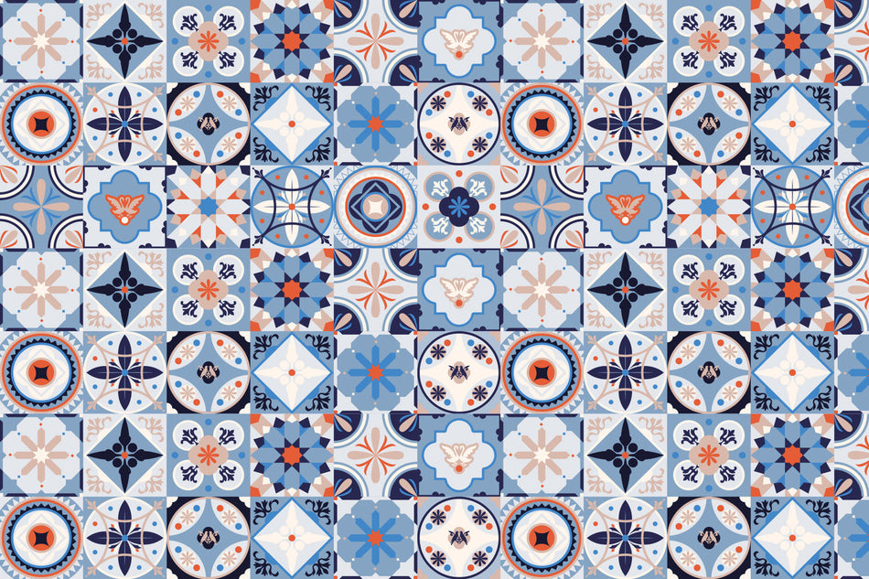 Waschbeckenrückwand Patchwork