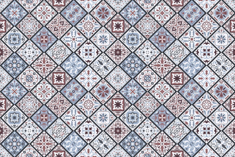 Waschbeckenrückwand Patchwork