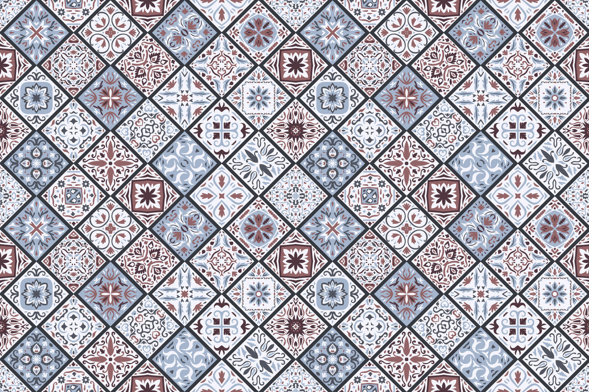 Badrückwand Patchwork