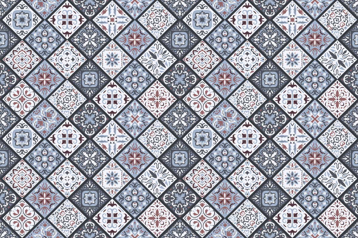 Badrückwand Patchwork