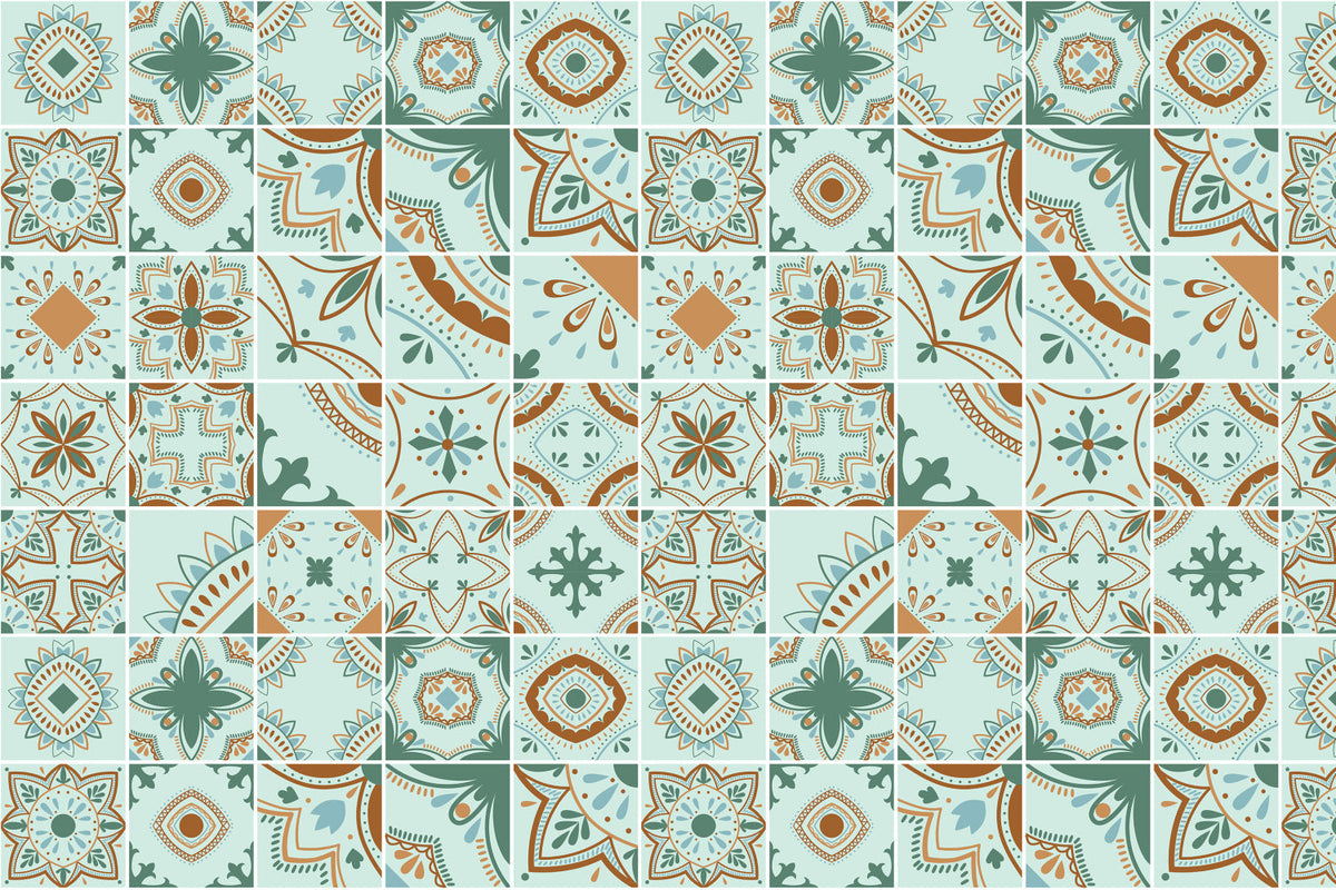 Badrückwand Patchwork