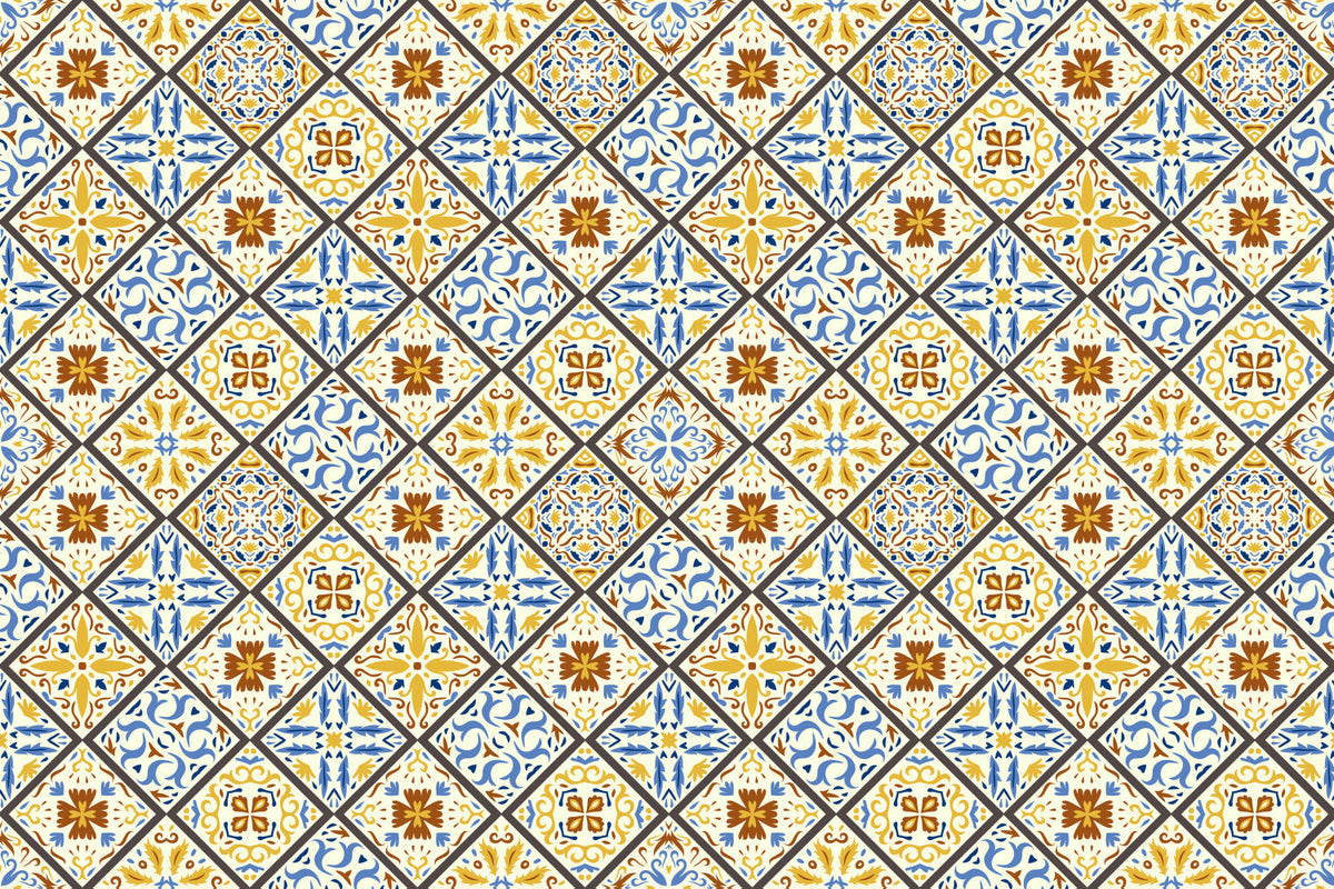 Waschbeckenrückwand Patchwork