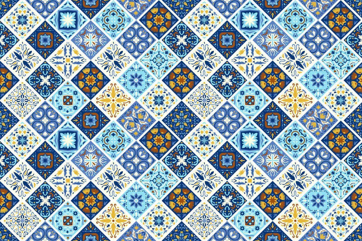 Badrückwand Patchwork