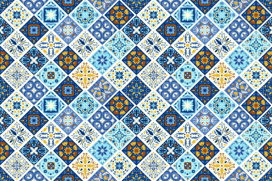 Badrückwand Patchwork